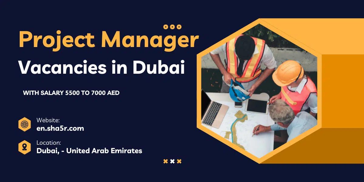 Project Manager vacancies in Dubai