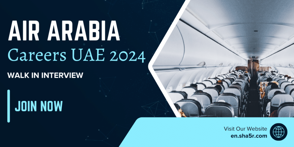 Air Arabia careers UAE