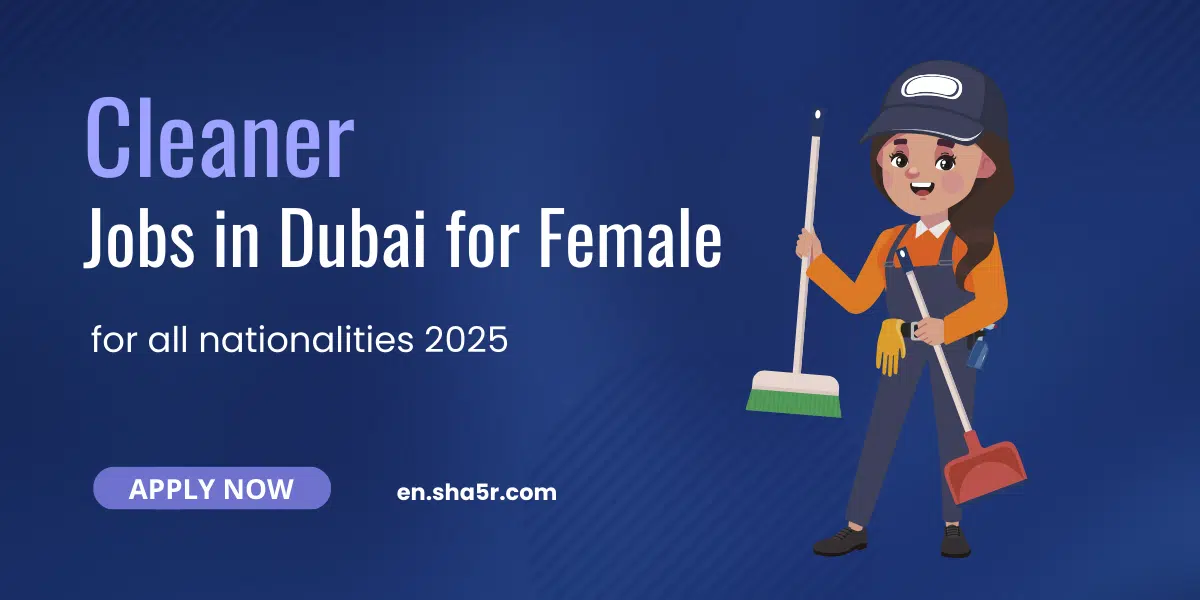 Cleaner jobs in Dubai
