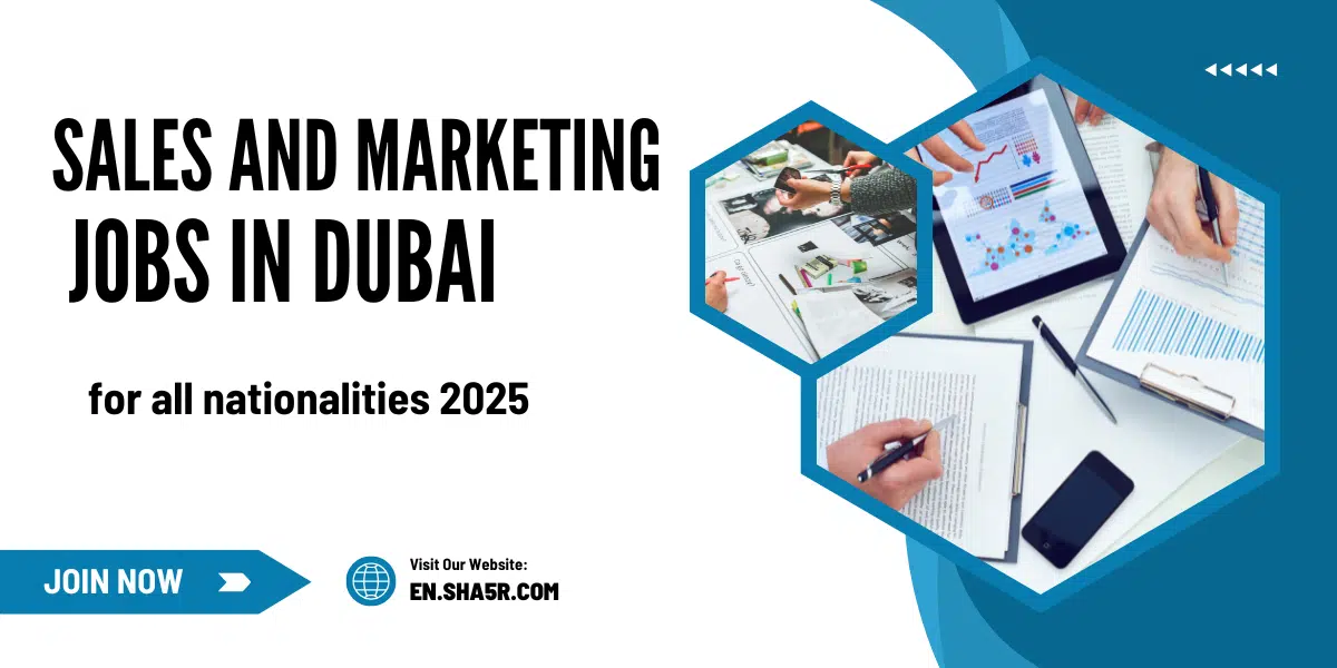 Sales and Marketing jobs in Dubai