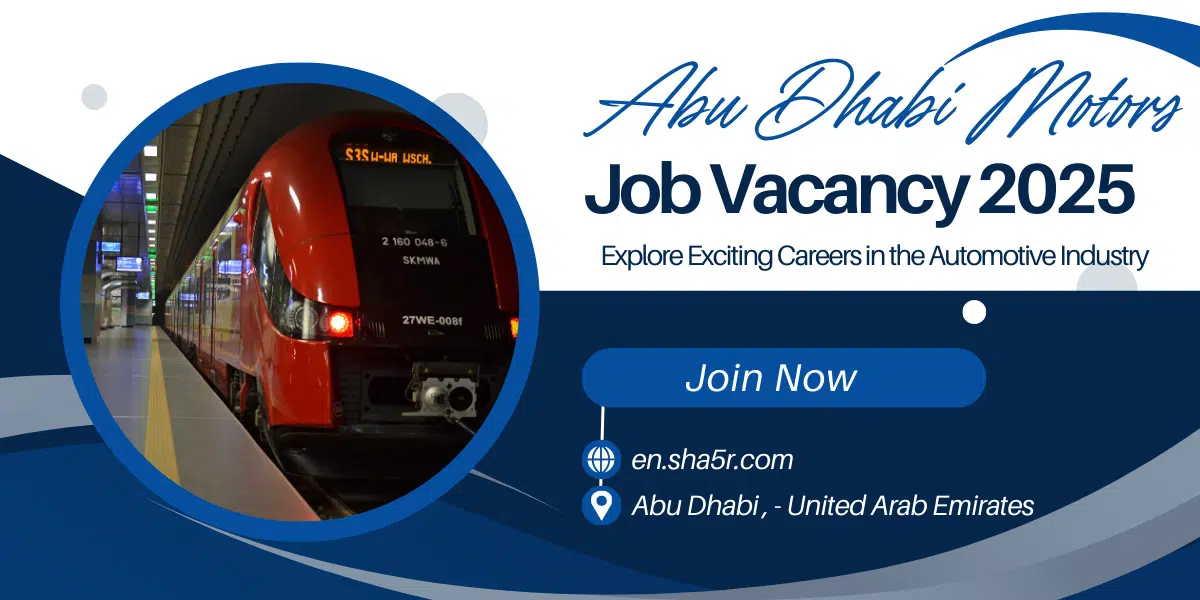 Abu Dhabi Motors Job Vacancy