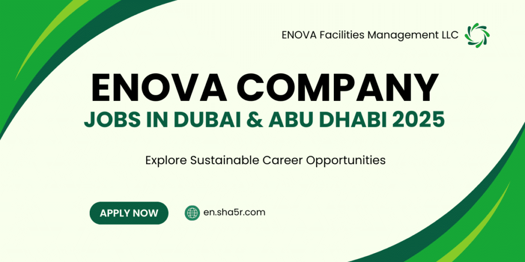 ENOVA Company Jobs in Dubai & Abu Dhabi