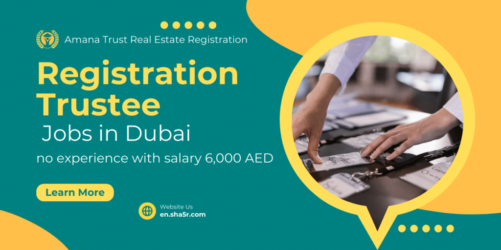 Registration Trustee jobs in Dubai