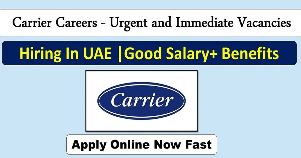Carrier UAE Careers