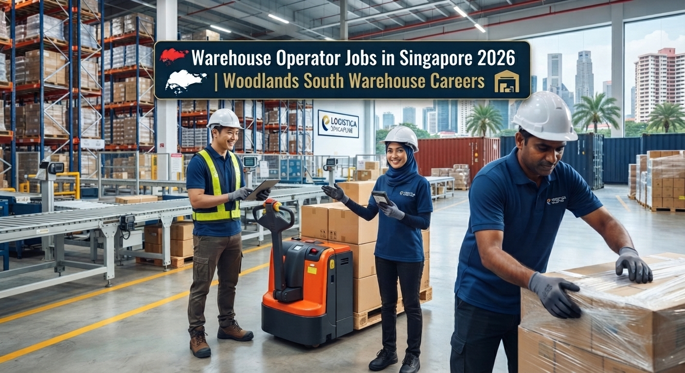 Warehouse Operator Jobs in Singapore 2026 | Woodlands South Warehouse Careers