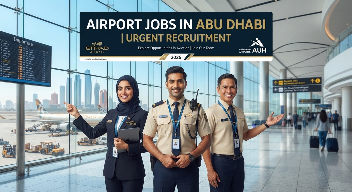 Airport Jobs in Abu Dhabi 2026 | Urgent Recruitment