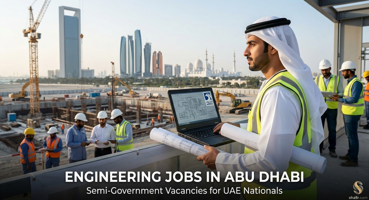 Engineering Jobs in Abu Dhabi – Semi-Government Vacancies for UAE Nationals