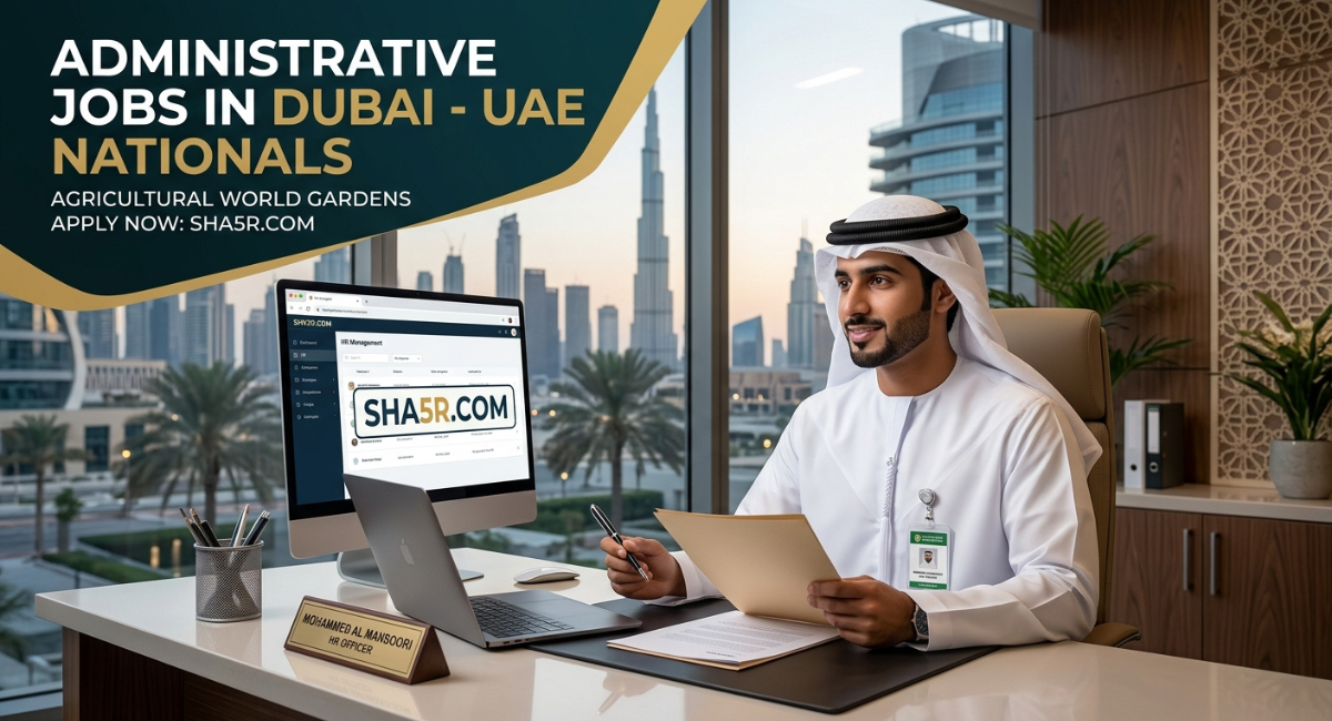 Administrative Jobs in Dubai – UAE Nationals | Agricultural World Gardens