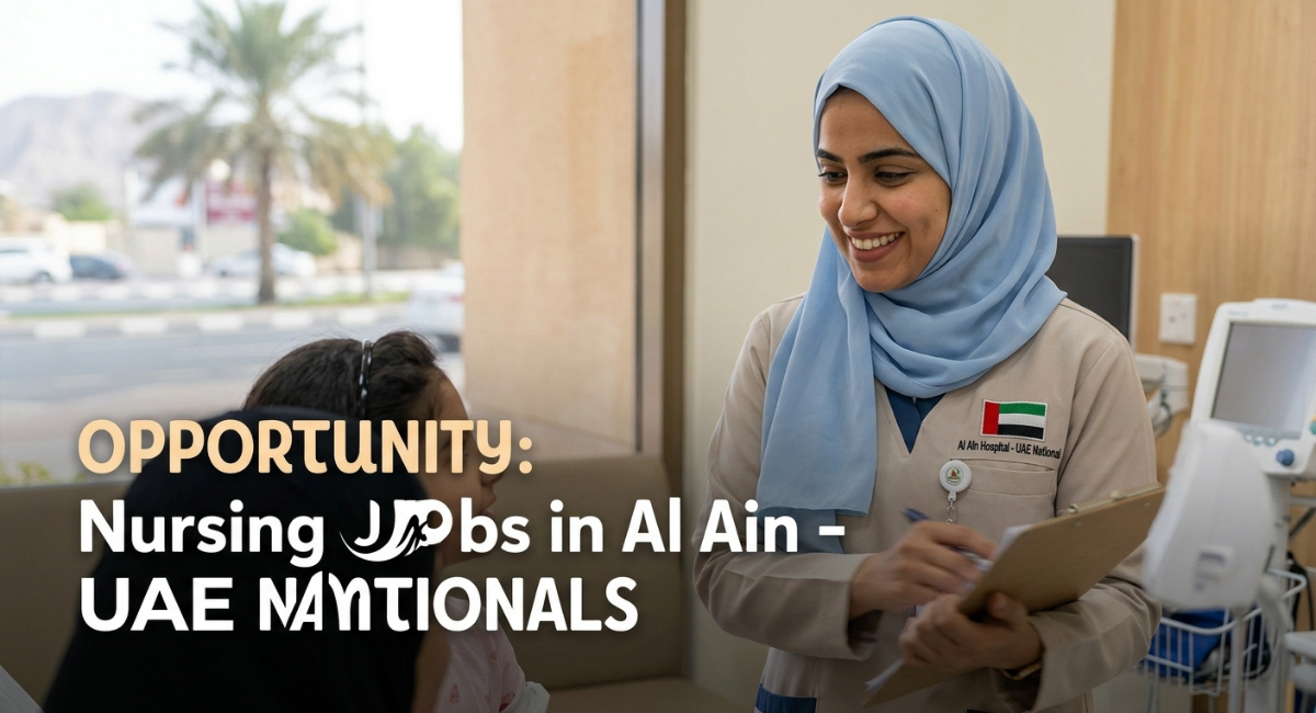 Nursing Jobs in Al Ain – UAE Nationals | AED 6,000 + Nafis