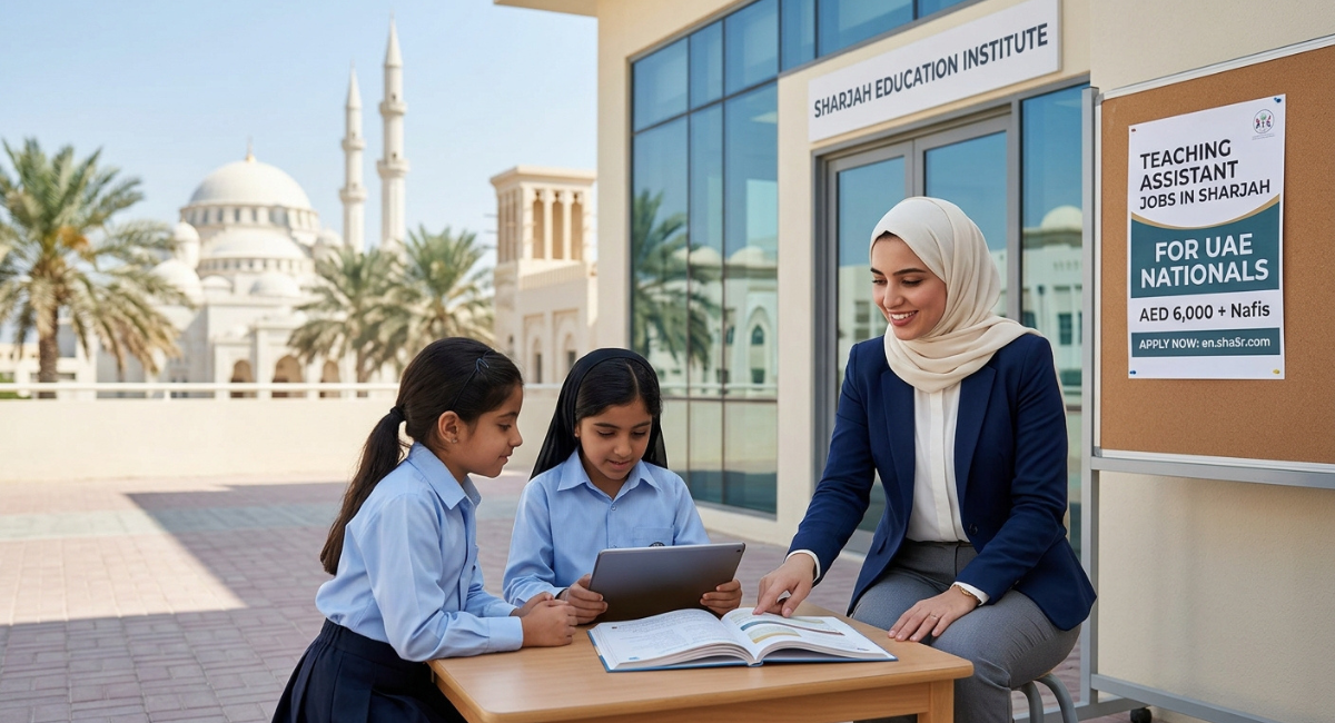 Teaching Assistant Jobs in Sharjah for UAE Nationals – AED 6,000 + Nafis